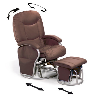 Универсальное кресло для мамы Metal-Glider brown 687079