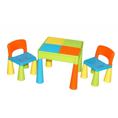 Стол и 2 стульчика Tega Mamut мультицвет