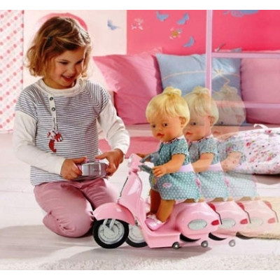 Baby Born Кукла Бамбина со скутером 812228
