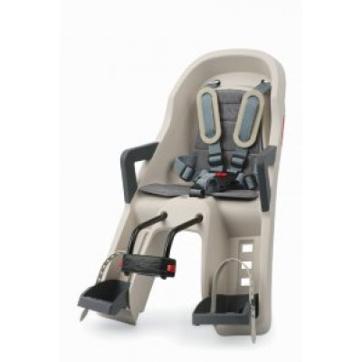 Велокресло детское Guppy Mini Baby Seat  Cream/grey 8639400011