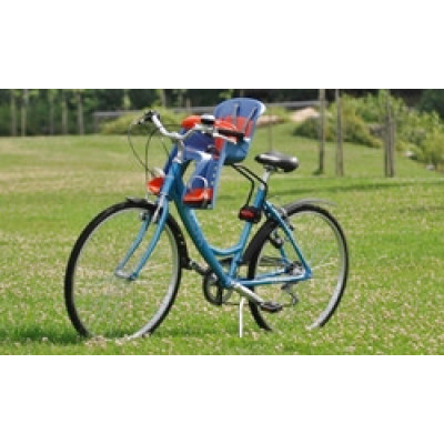 Детское велокресло переднее, крепление на руль Bilby junior front mounting Blue-orange 8632600001 