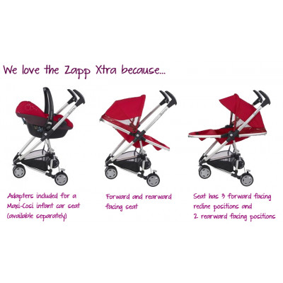 Коляска Zapp Xtra pink precious