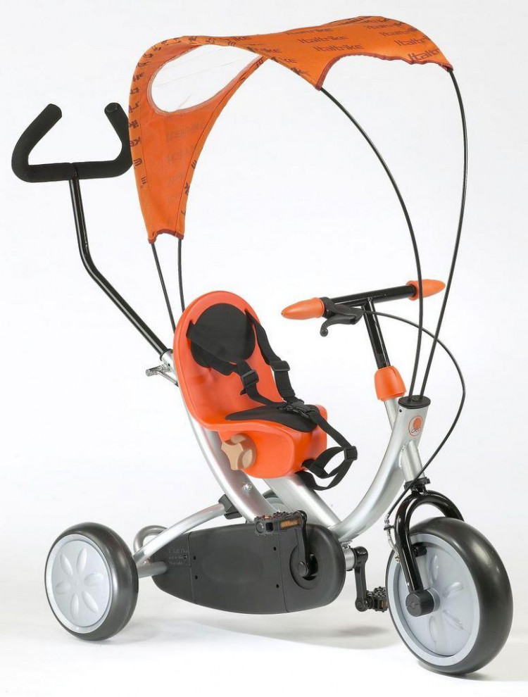 Велосипед трехколесный Oko оранжевого цвета