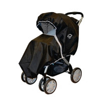 Дождевик для коляски прогулочной Polyester чорный 012002