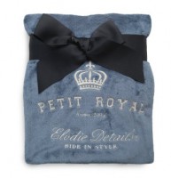 Детский плед Pearl Velvet blanket petit royal blue 103691