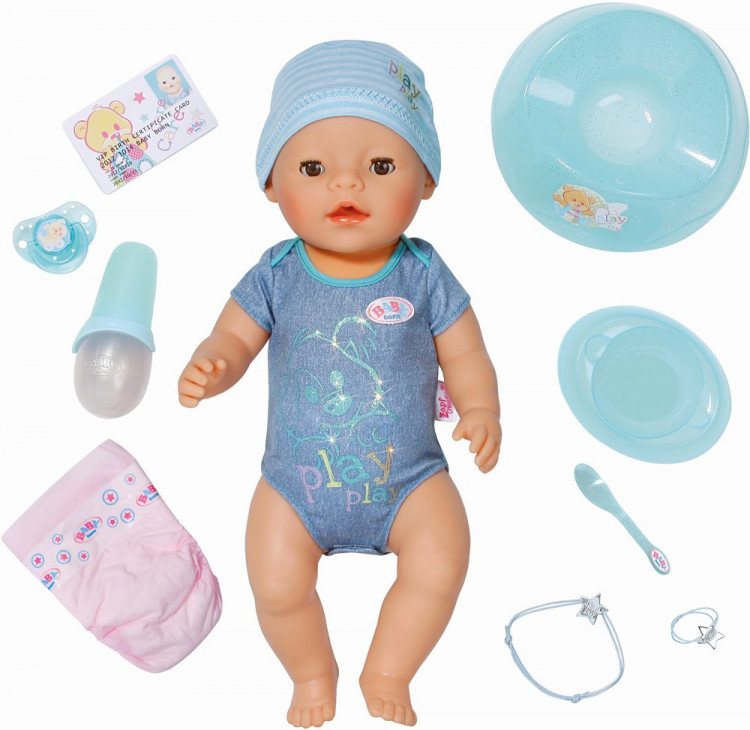 Интерактивная кукла Baby born Очаровательный малыш 818701