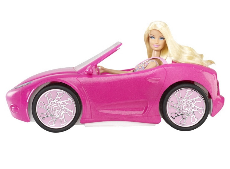 Автомобиль для куклы Барби Glam Auto X7944