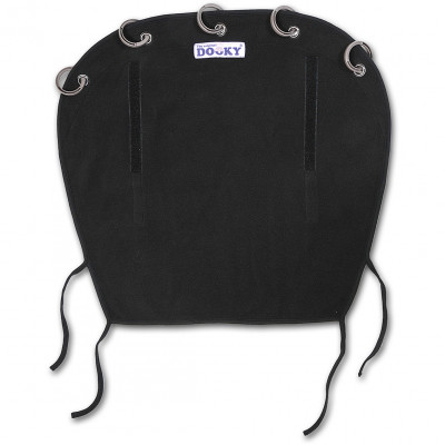 Защитная накидка на коляску от солнца и ветра Dooky цвет: black
