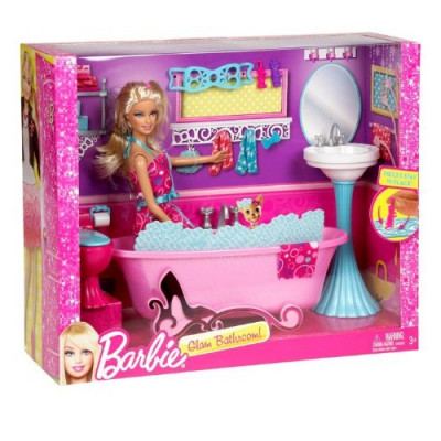 Кукла Барби и Гламурная ванная комната Y2856