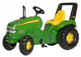 Rolly John Deere X-track Трактор 035632 зеленый