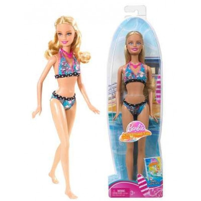  Кукла в купальнике на пляже R4200